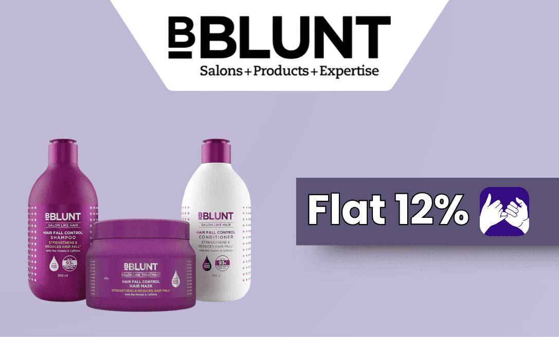 Flat 12% Back on BBlunt