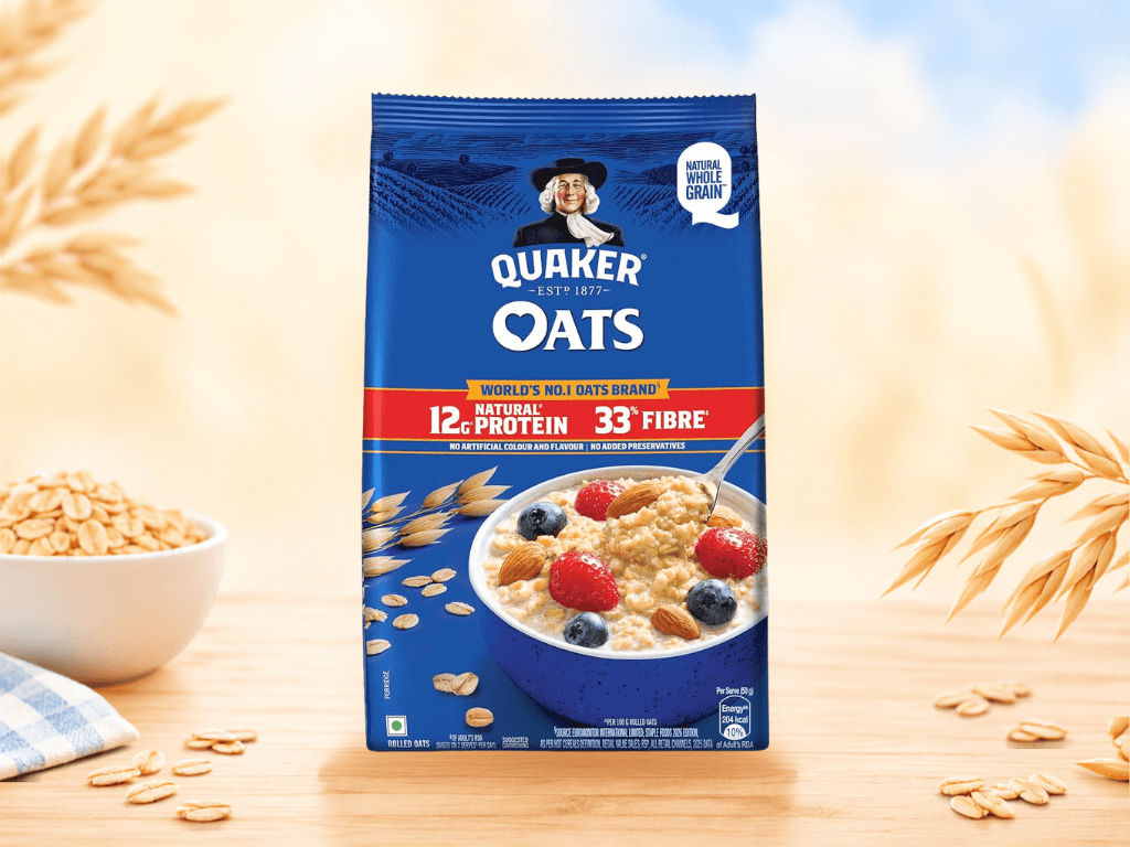 ₹10 Back for Quaker Oats