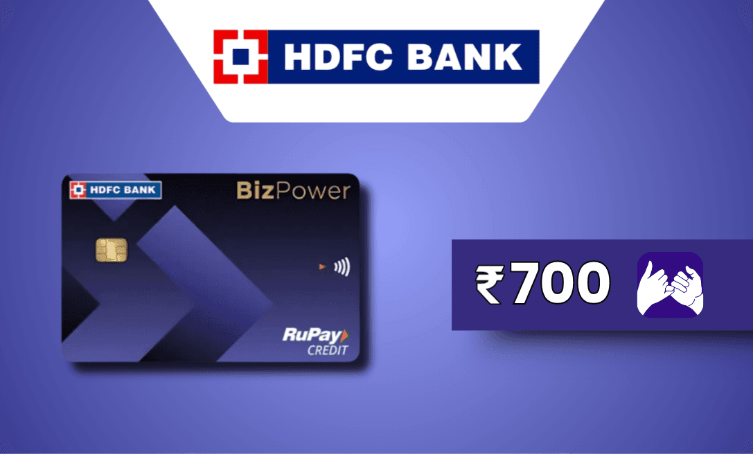 ₹700 Back on HDFC Bank